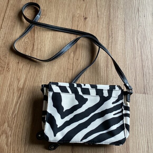Vintage Y2K Zebra print cross body purse - Picture 3 of 9